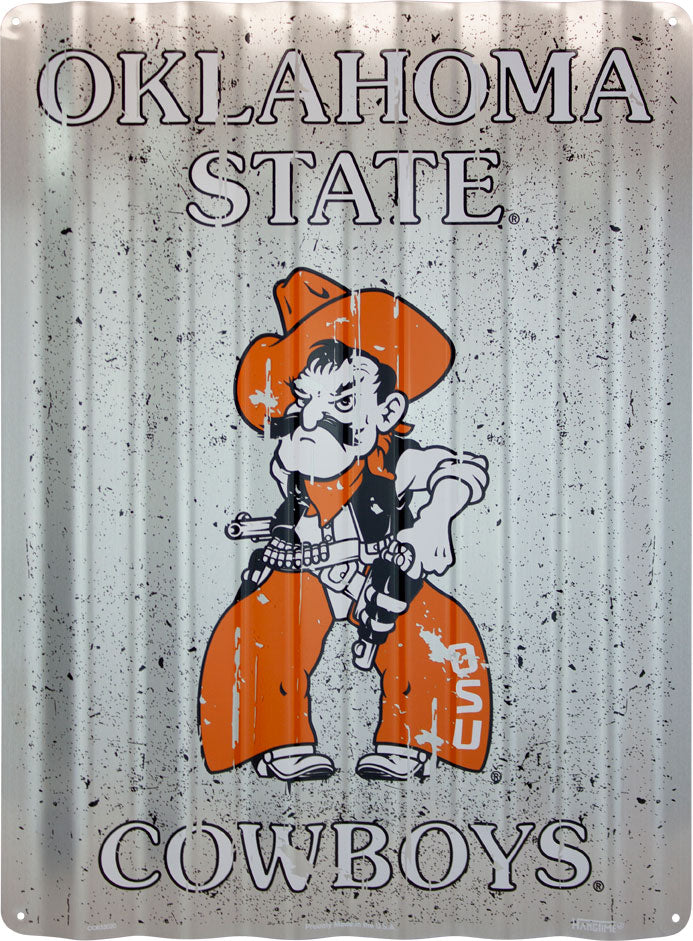 COR32020- Oklahoma State Cowboys Corrugated Signs