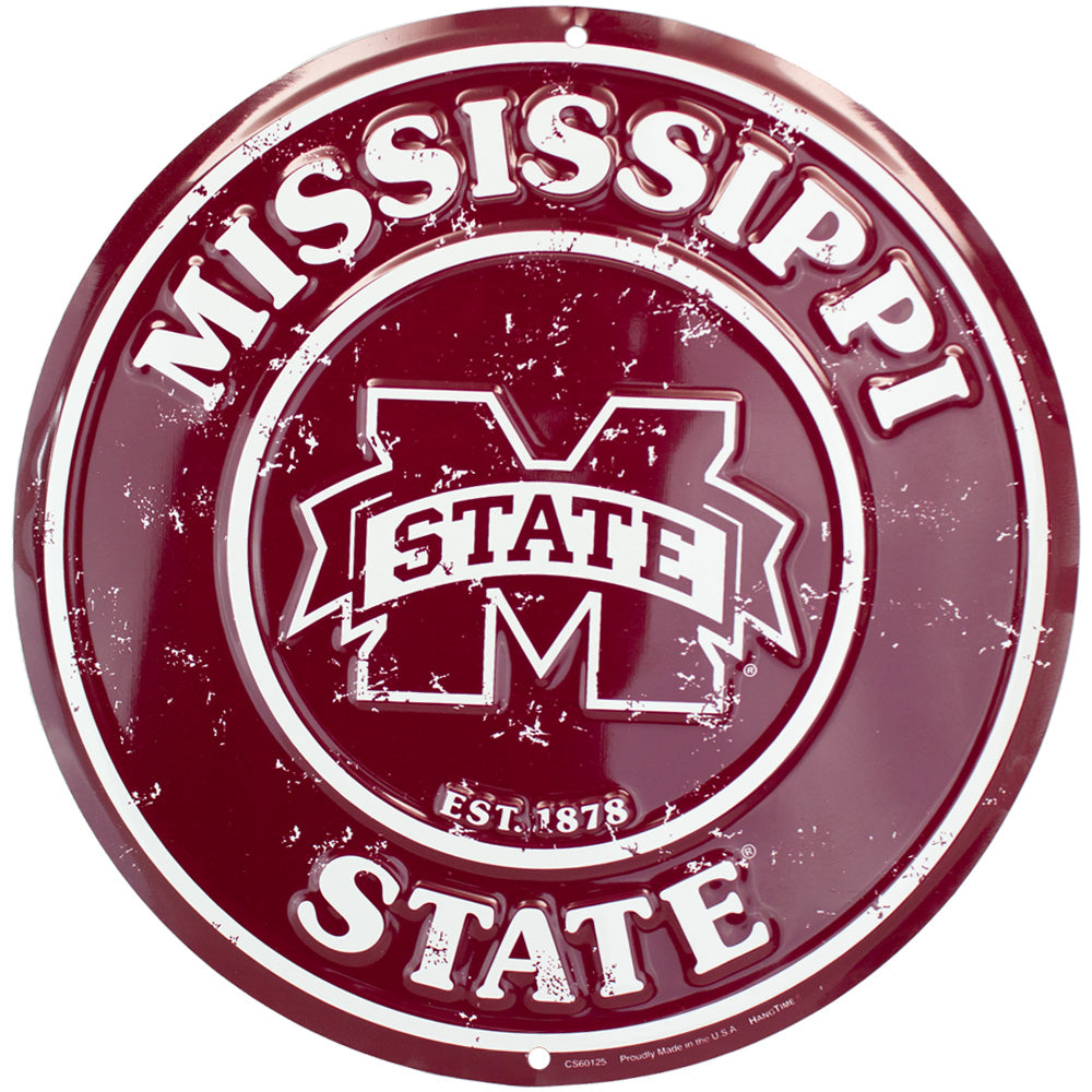 CS60125 - Mississippi State Bulldogs Circle Signs