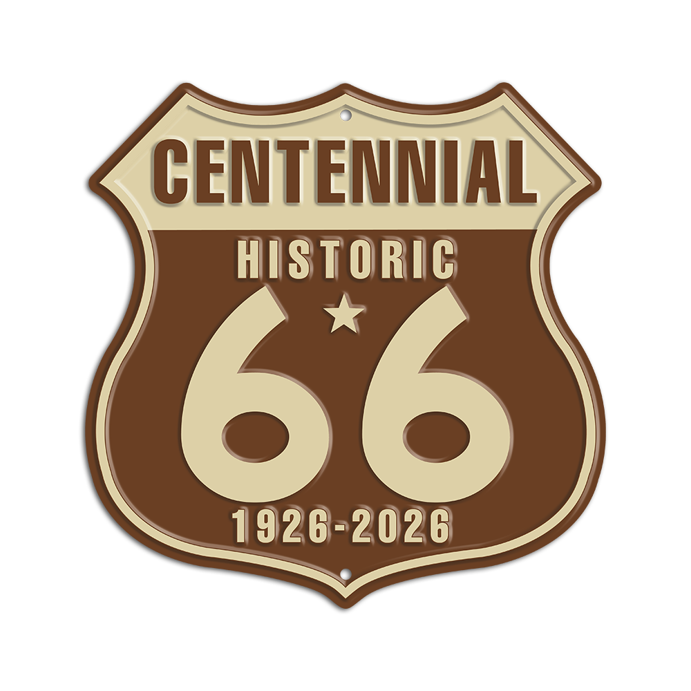 DC85098 - ROUTE 66 CENTENNIAL 6x6 MINI SHIELD