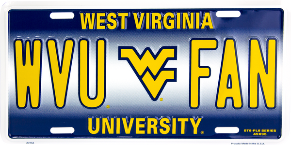 2764 - West Virginia Mountaineers WVU FAN ST8-PL8