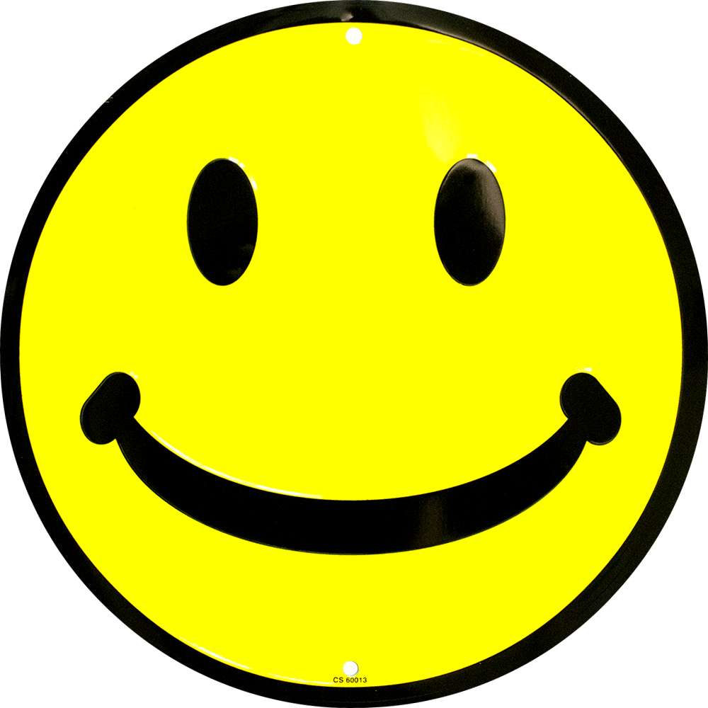 CS60013 - Smiley Face Circle Sign