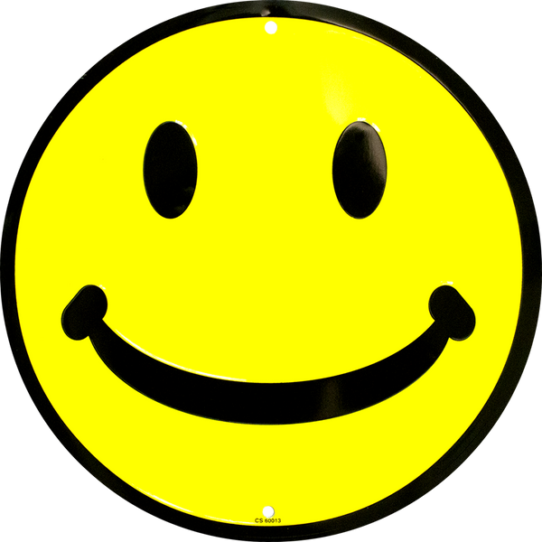 CS60013 - Smiley Face Circle Sign