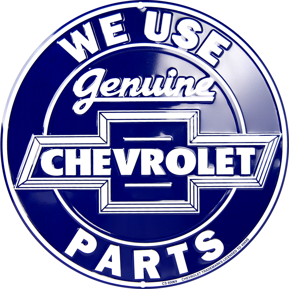 CS60069 - Genuine Chevrolet Parts Circle Sign