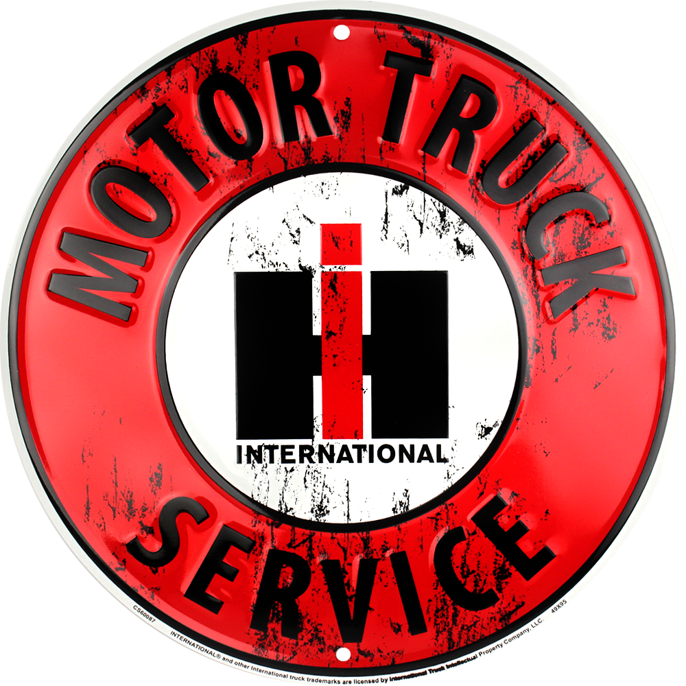 CS60087 - IH Motor Truck Service Circle Sign