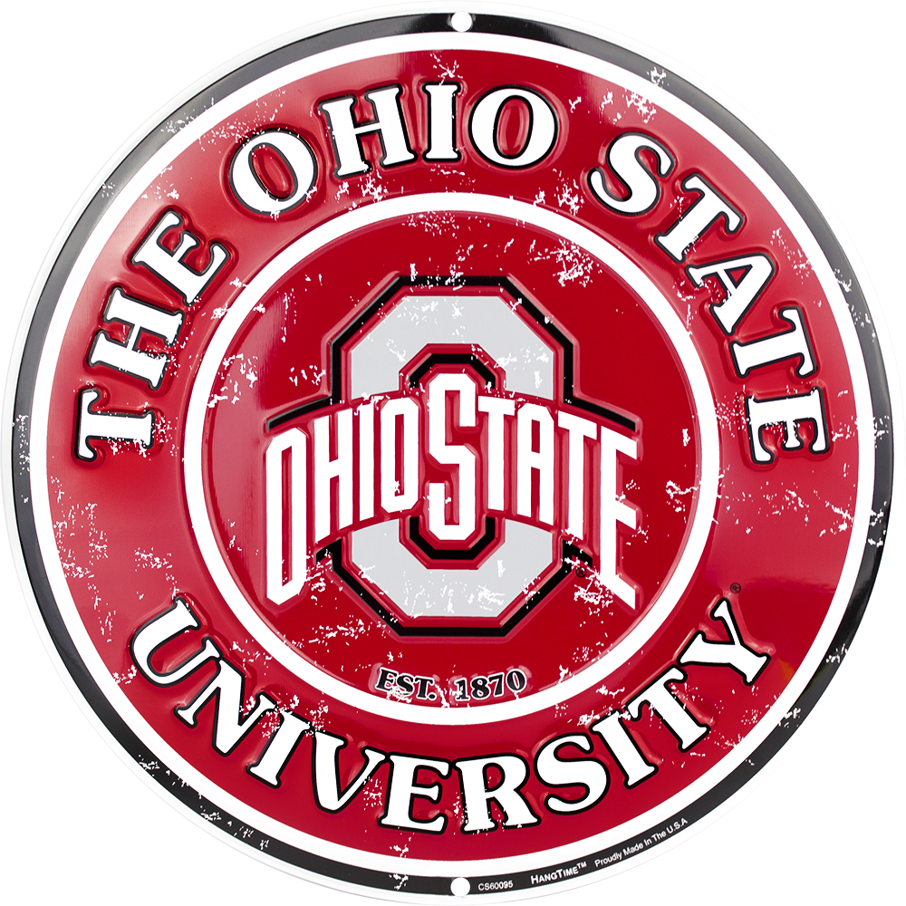 CS60095 - Ohio State Buckeyes Circle Sign