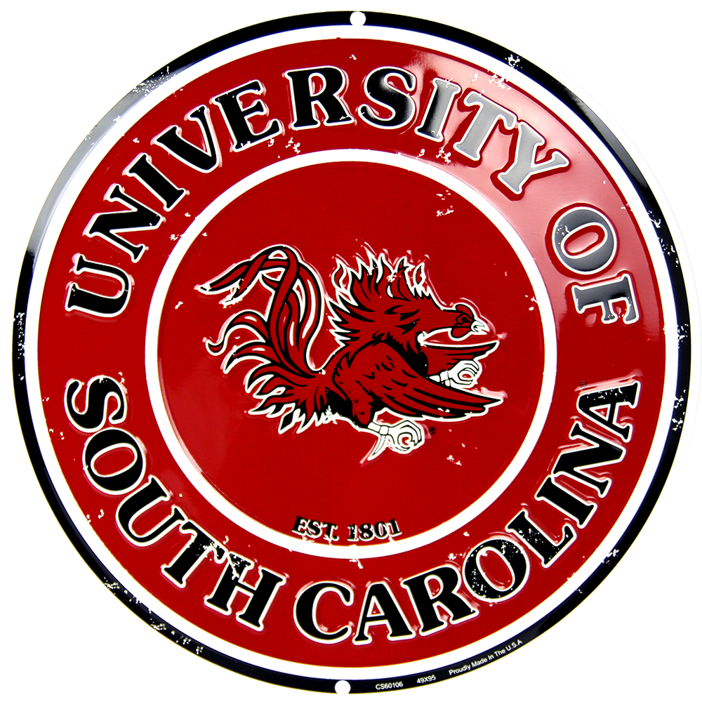 CS60106 - South Carolina Gamecocks Circle Sign