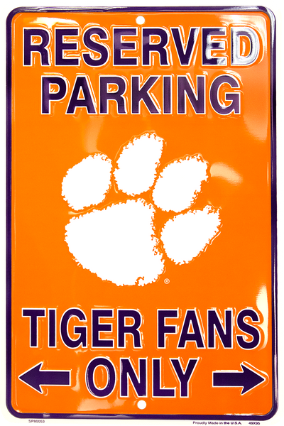 SP80053 - Reserved Parking Tiger Fans Only