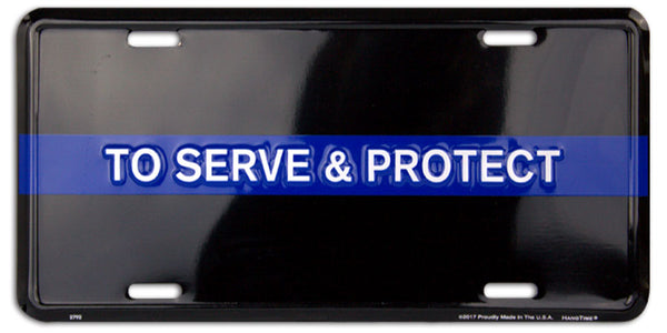 2792 - Thin Blue Line To Serve and Protect