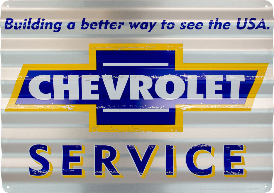 COR32033- Chevrolet Service Corrugated Signs