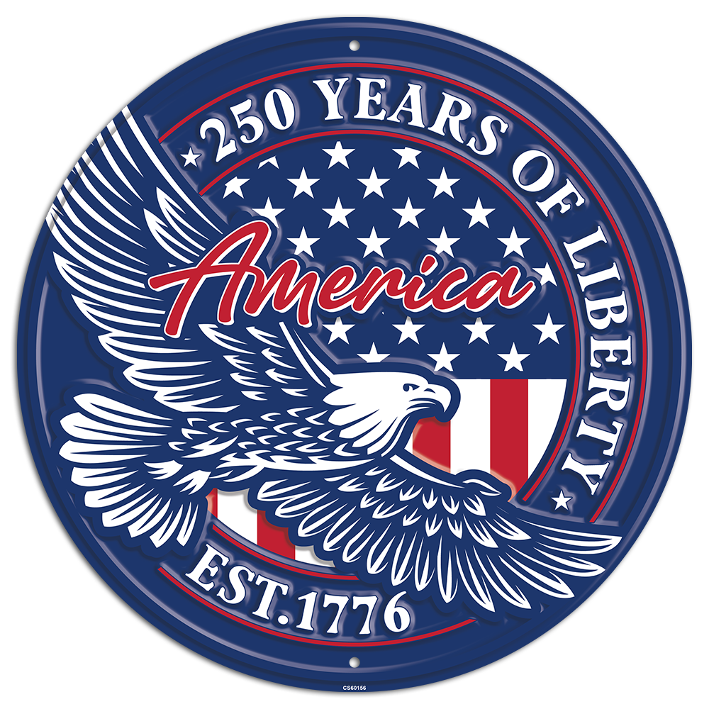 CS60156 - 250 YEARS OF LIBERTY 12X12 CIRCLE