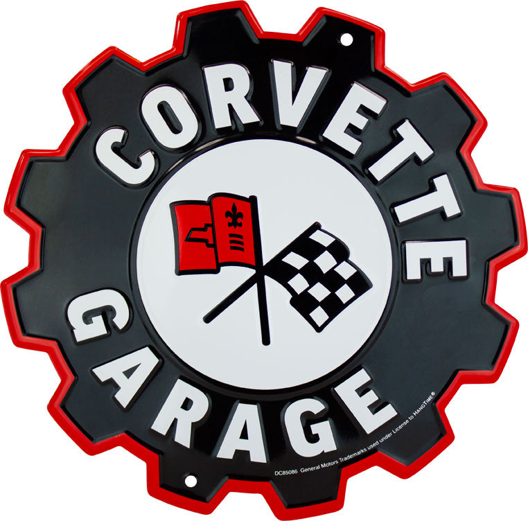 DC85086 - CORVETTE GARAGE GEAR SIGN