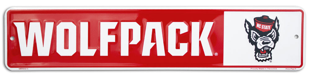 MSTR20216 - NC State Wolfpack Street Sign