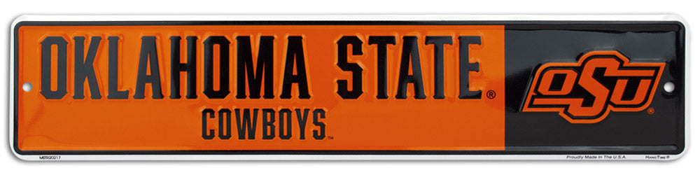 MSTR20217 - Oklahoma State Cowboys Street Sign