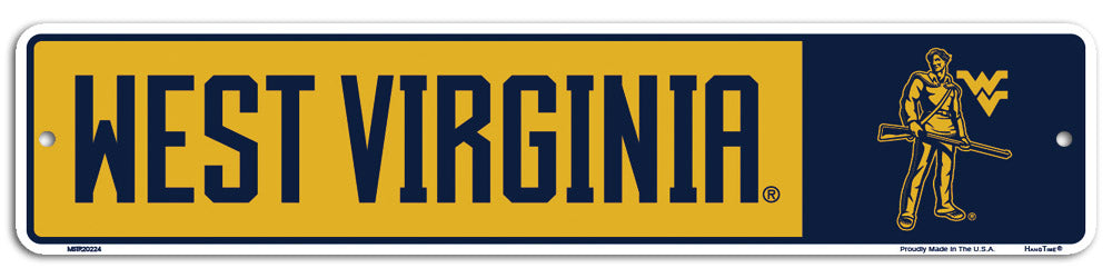 MSTR20224 - West Virginia Mountaineers Street Sign