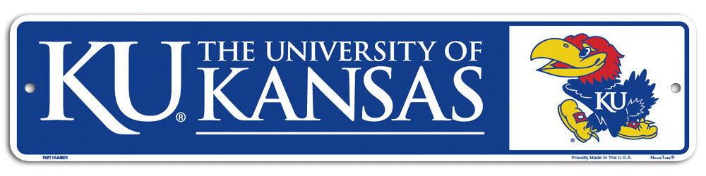 MSTR20228 - KU Jayhawks Street Sign