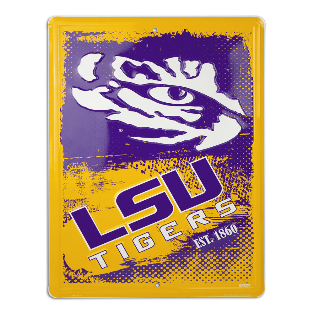 PS30166 -  LSU Tigers Grunge Sign