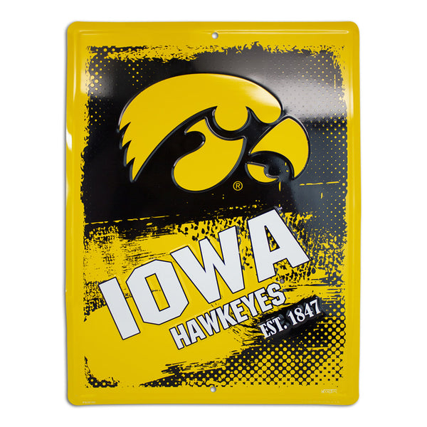 PS30182-  Iowa Hawkeyes Grunge Sign
