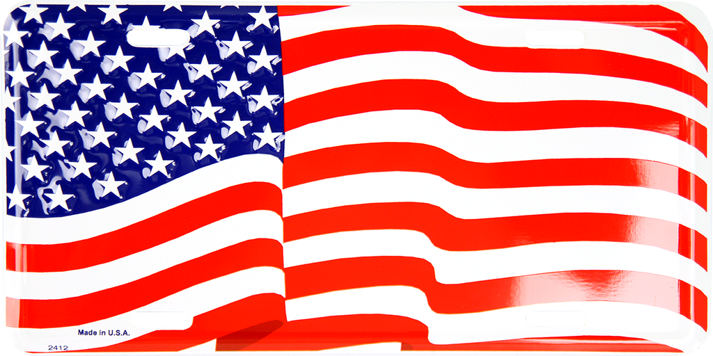 2412 - Waving American Flag