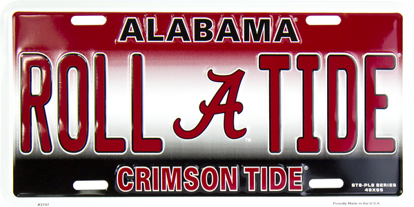 2747 - Alabama Crimson Tide ROLL TIDE  ST8-PL8