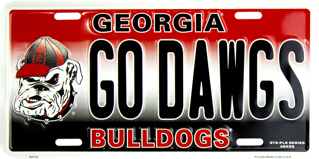 2753 - Georgia Bulldogs GO DAWGS ST8-PL8