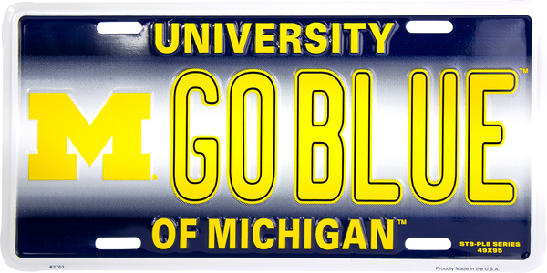 2763 - Michigan Wolverines GO BLUE ST8-PL8
