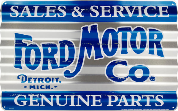COR32029 - Ford  Sales & Service Genuine Parts Corrugated Sign