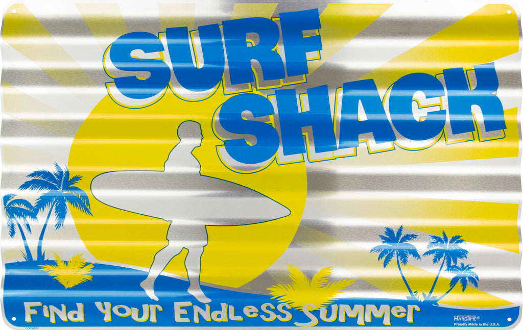 COR32031 - Surf Shack " Find Your Endless Summer Corrugated Sign