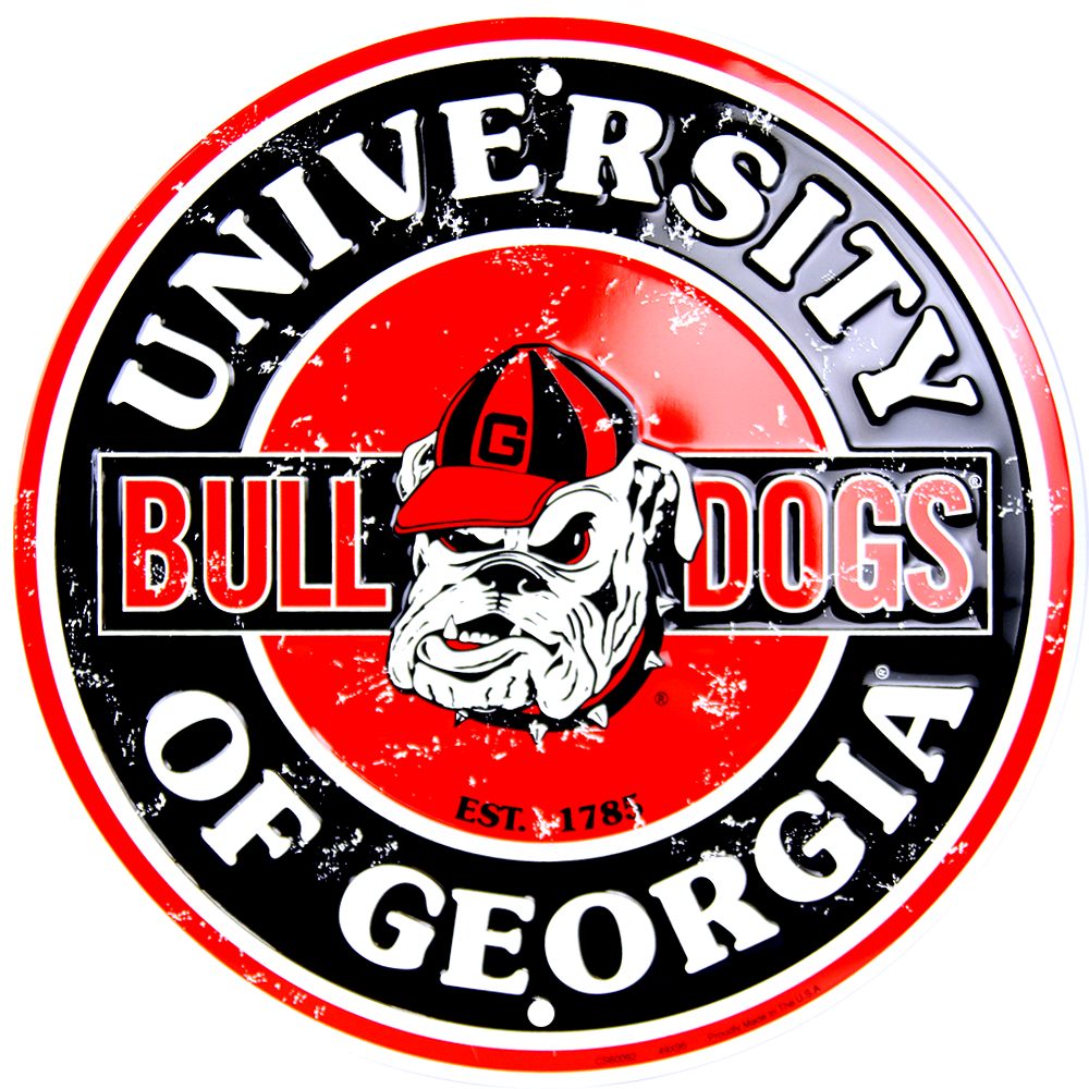CS60092 - Georgia Bulldogs Circle Sign