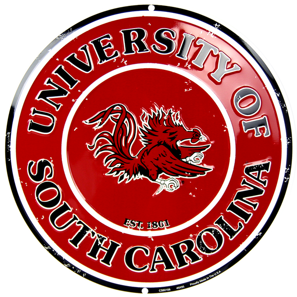 CS60106 - South Carolina Gamecocks Circle Sign