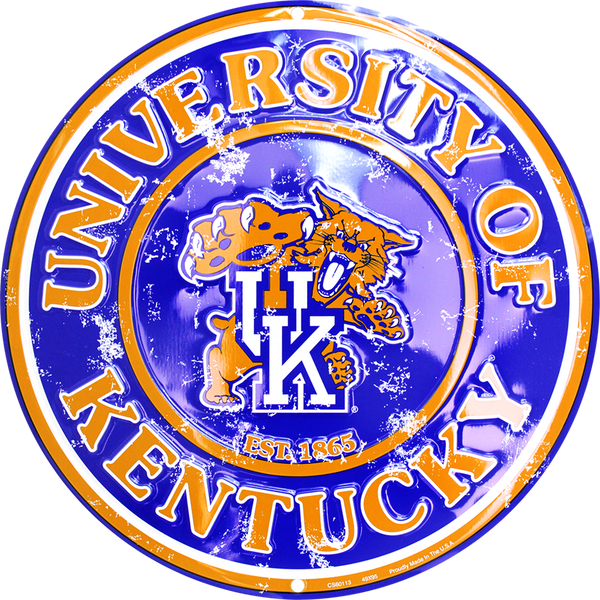 CS60113 - Kentucky Wildcats Circle Sign
