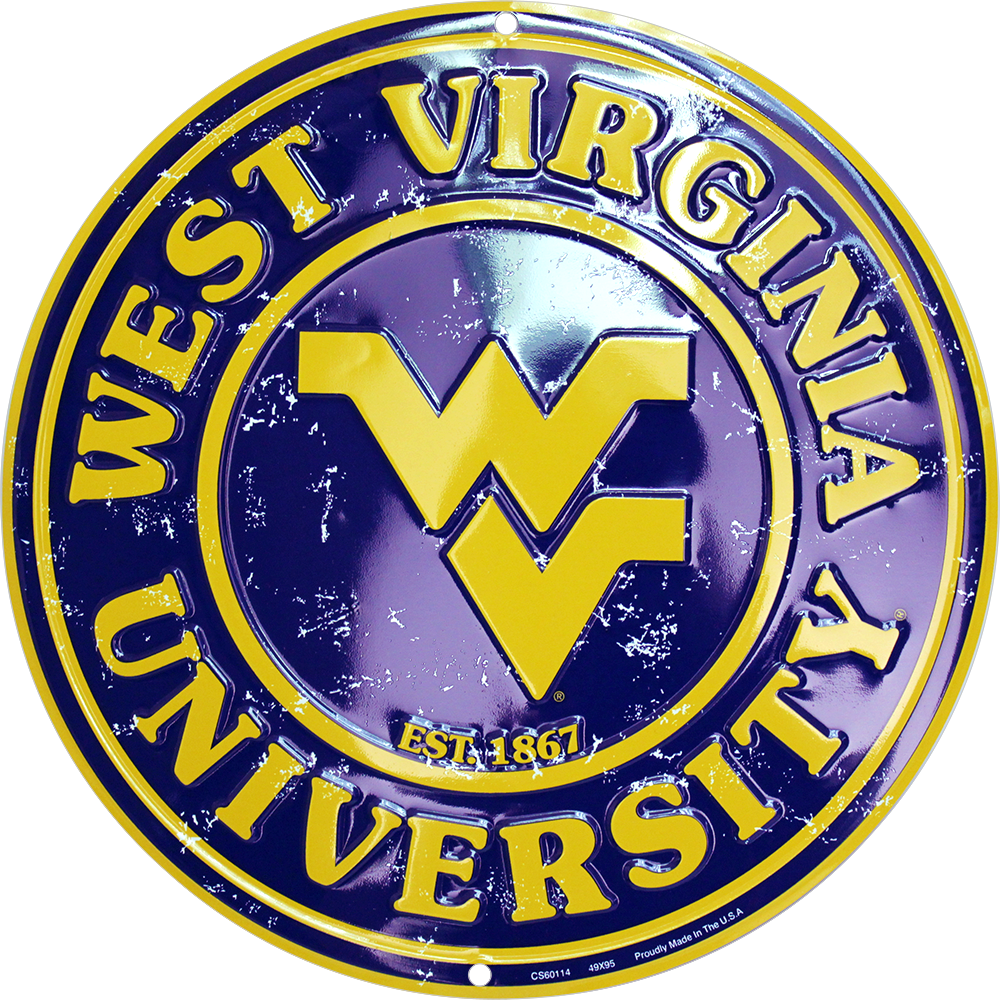 CS60114 - West Virginia Mountaineers Circle Sign