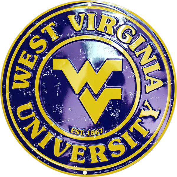 CS60114 - West Virginia Mountaineers Circle Sign