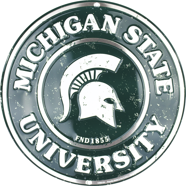CS60123 - Michigan State Spartans Circle Sign