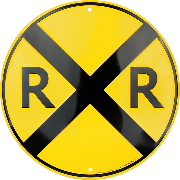 CS60126 - Railroad Crossing Circle Sign