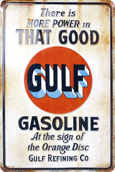 MC80076 - That Good Gulf Gasoline Retro Sign