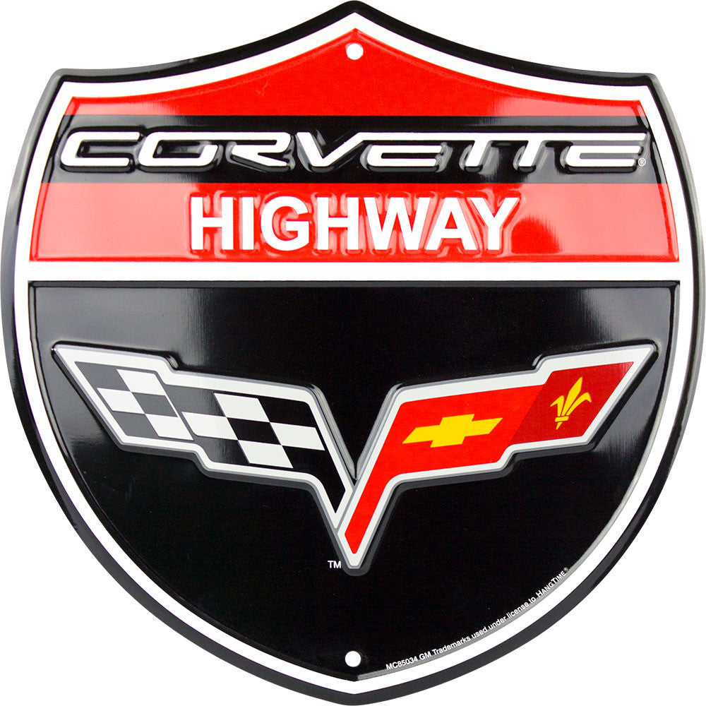 MC85034 - Corvette Highway Shield