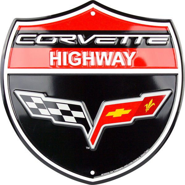 MC85034 - Corvette Highway Shield