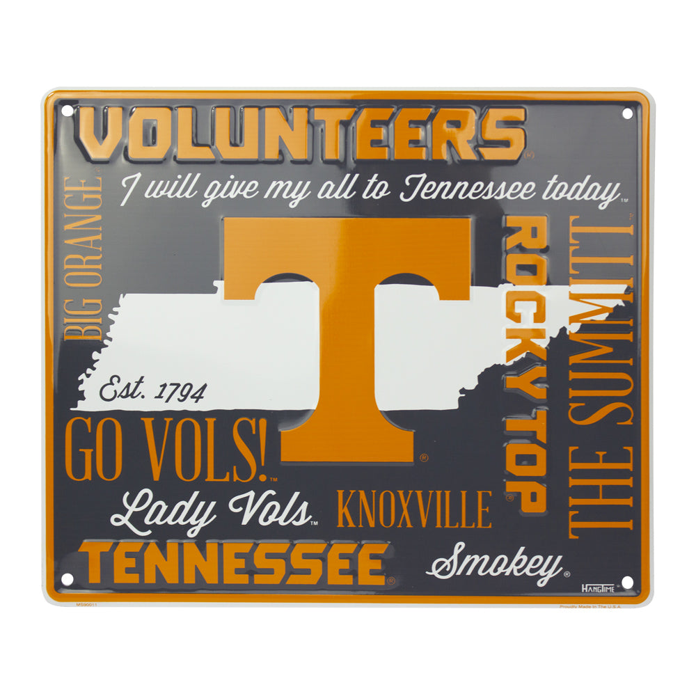MS90011 - Tennessee Volunteers Fan Cloud Sign