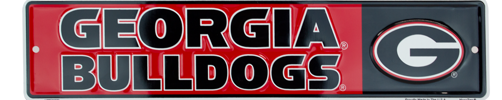MSTR20200 - Georgia Bulldogs Street Sign