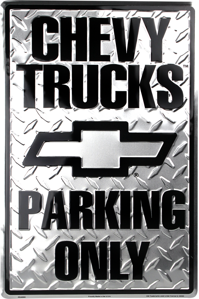 PS30060 - Chevy Trucks Parking Only