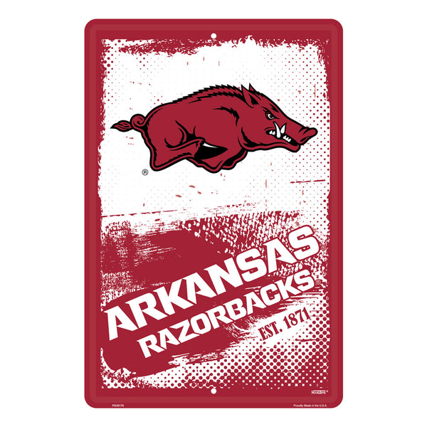 PS30176-  Arkansas Razorbacks Grunge Sign