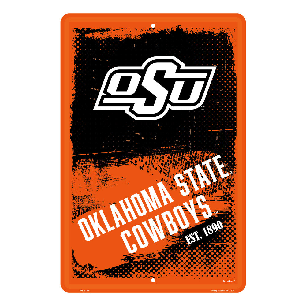 PS30180-  Oklahoma State Cowboys Grunge Sign