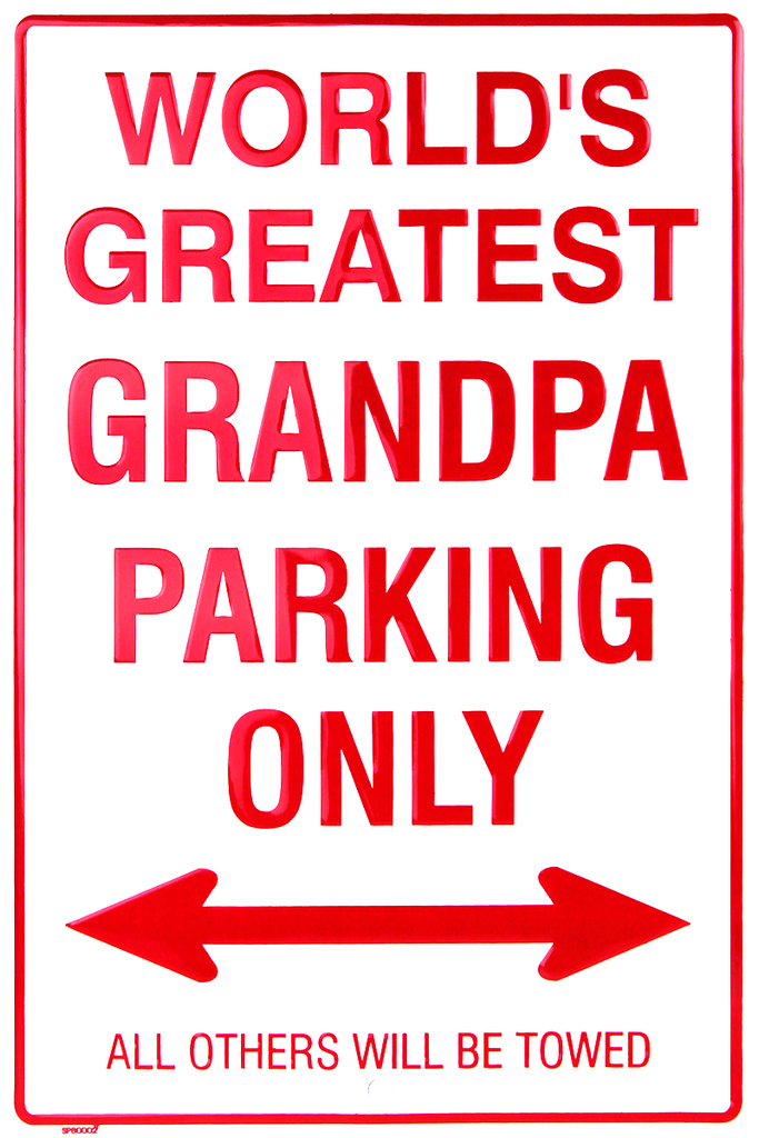 SP80002 - World's Greatest Grandapa Parking Only