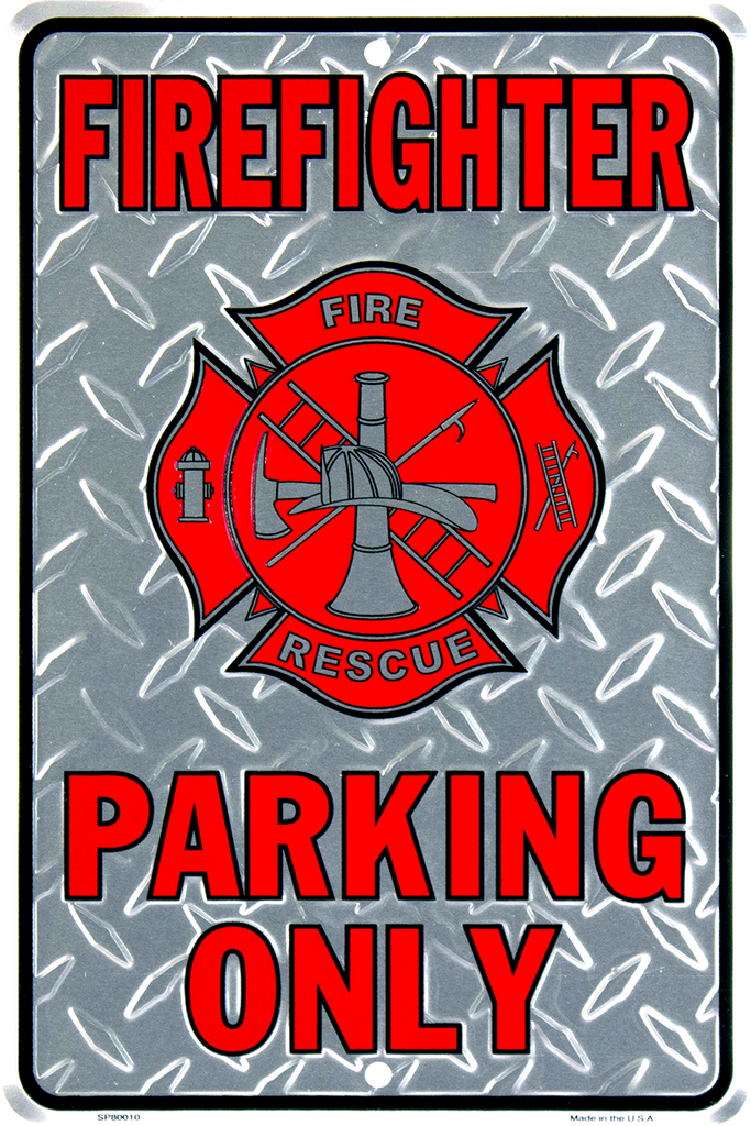 SP80010 - Firefighter Parking Only with Maltese Cross