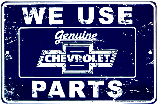 SP80025 - We Use Genuine Chevrolet Parts