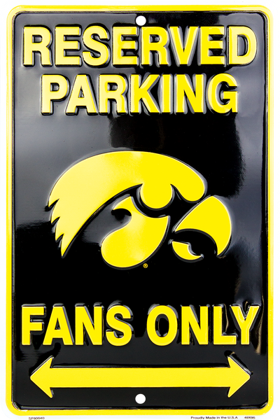 SP80040 - Reserved Parking Hawkeye Fans Only