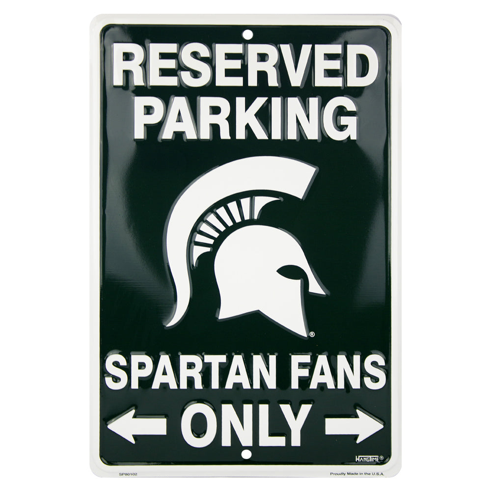 SP80102 - Reserved Parking Michigan State Spartans Fans Only