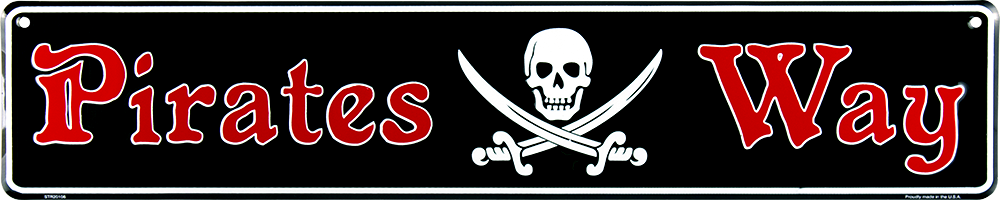 STR20106 - Pirates Way with Skull & Crossing Swords