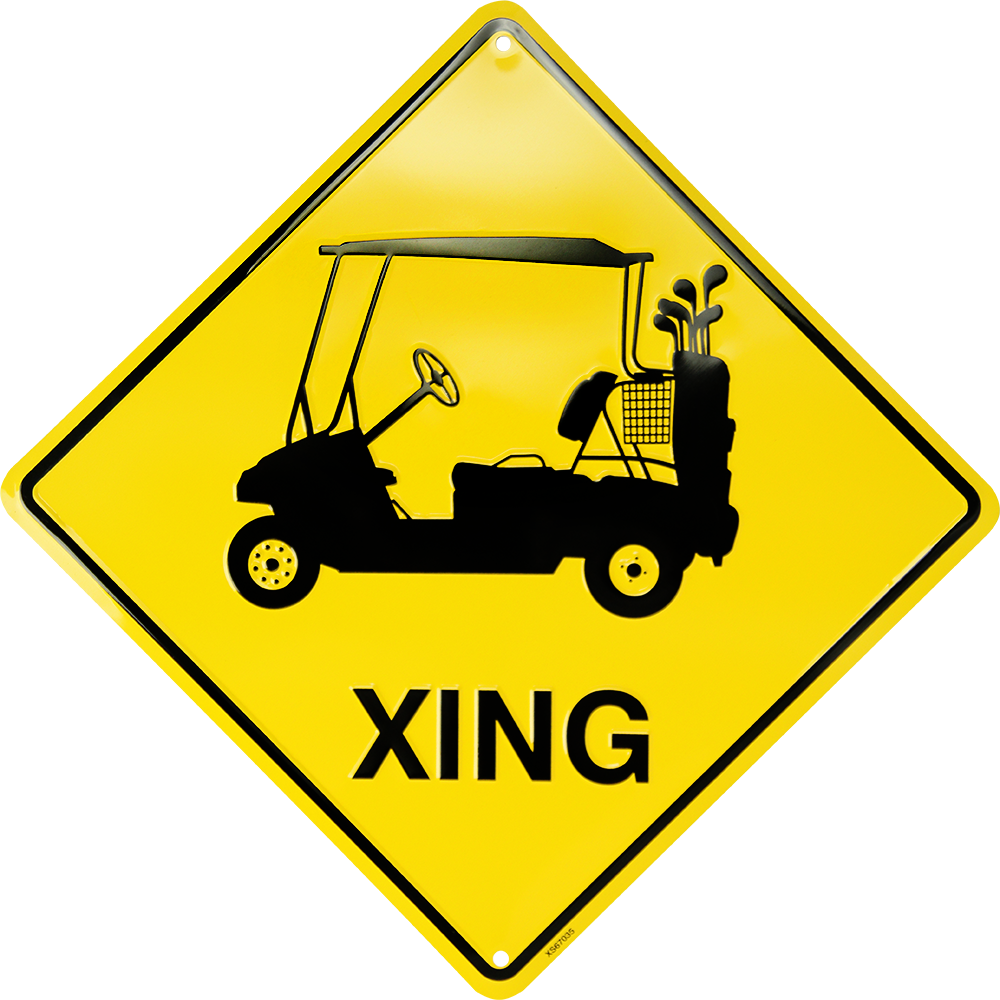 XS67035 - Golf Cart Xing